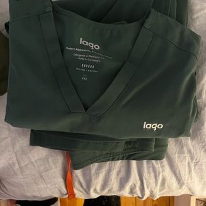 Scrubs sizes XXS, XS, and Small .